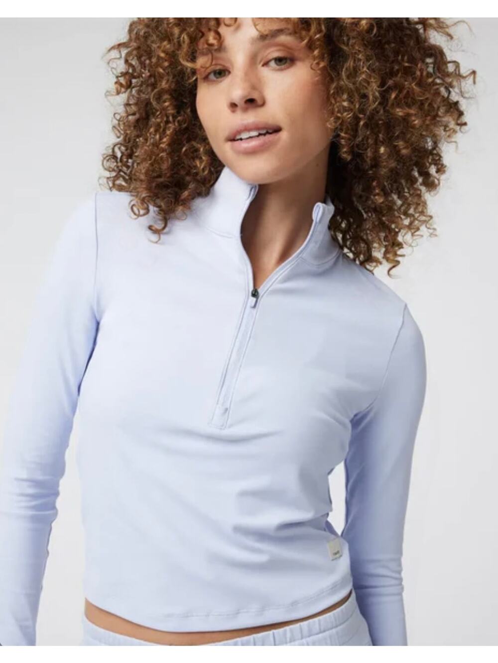 Vuori Studio Half Zip Pullover Small Lavender Performance Top